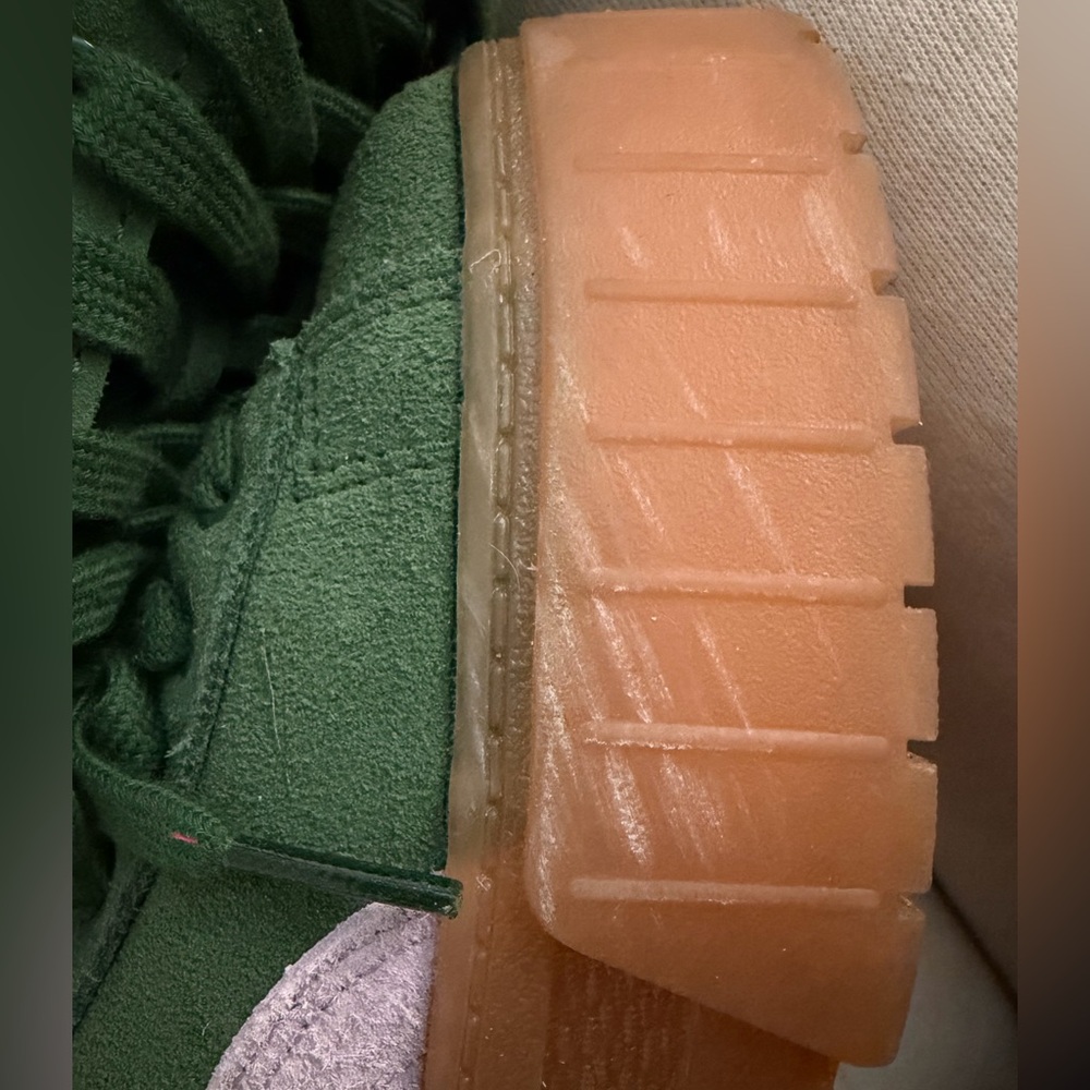 Puma x liberty mayze platform gumshoe sneaker embroidered floral green lilac ltd - Picture 11 of 17